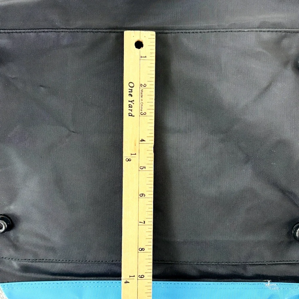 Vintage Maui Schnapps Duffel Bag‎ Black Purple Aqua Blue Nylon Tote 90s Y2K